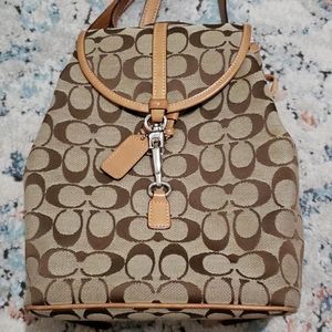 Coach Monogram Backpack